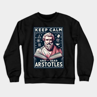 Aristotle art for work lovers Crewneck Sweatshirt